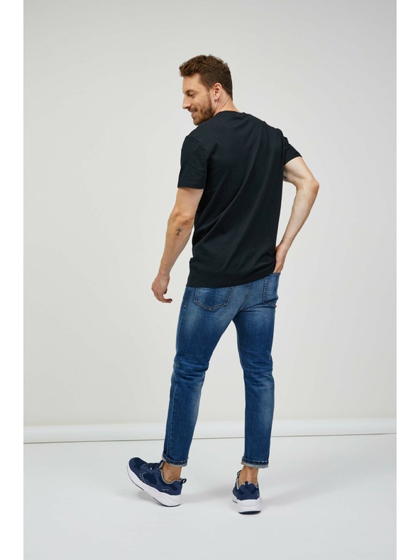 Sam 73 Črna moška majica SAM 73 Quarip