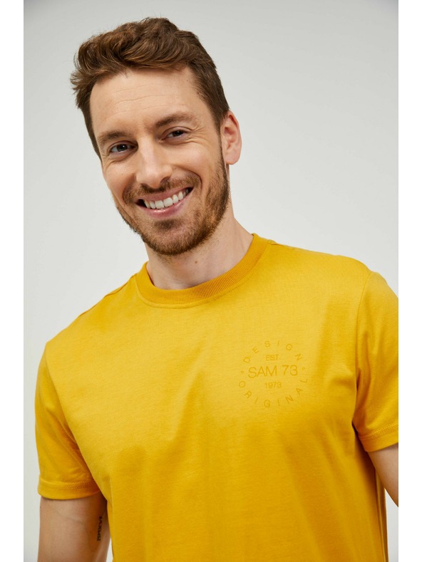 Sam 73 Gorčična moška majica SAM 73 Sepot