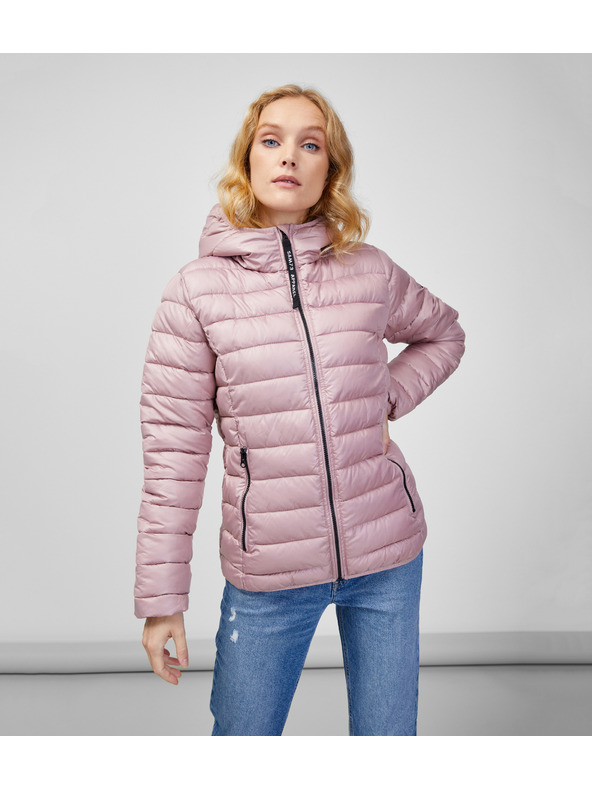 Sam 73 Svetlo roza ženska prešita jakna SAM 73 Futsa