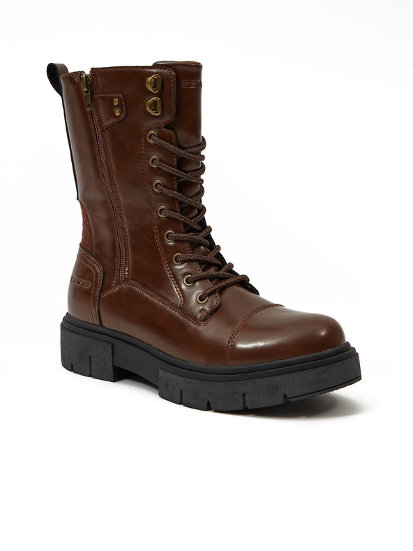 Sam 73 Temno rjavi ženski nizki škornji SAM 73 Mapocha