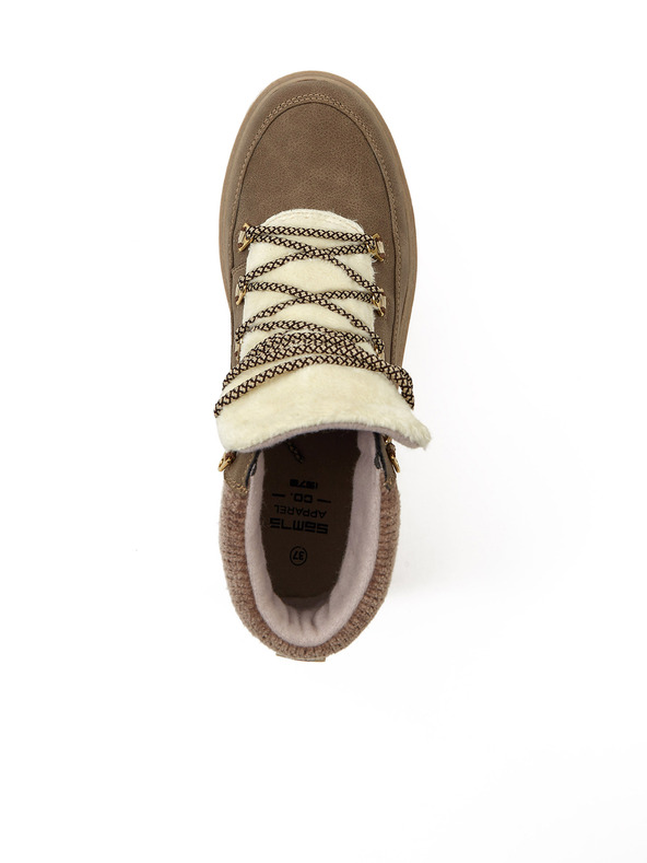 Sam 73 Rjavi ženski zimski škornji SAM 73 Tigrao