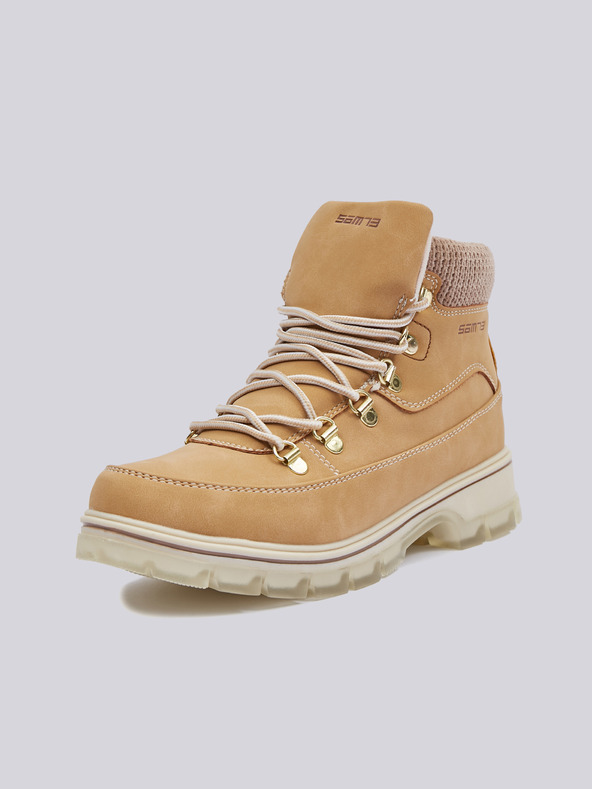 Sam 73 Svetlo rjavi ženski zimski gležnjarji SAM 73 Nasawota