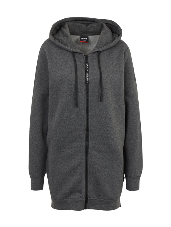 Sam 73 Siva ženska jopa z zadrgo SAM 73 Drusilia