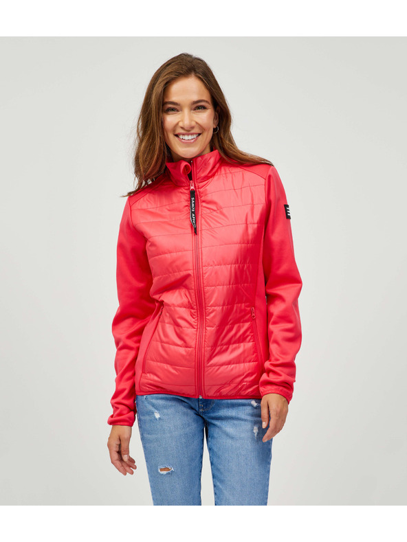 Sam 73 Temno rožnata ženska prešita lahka jakna 73 Besd