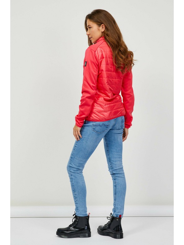 Sam 73 Temno rožnata ženska prešita lahka jakna 73 Besd