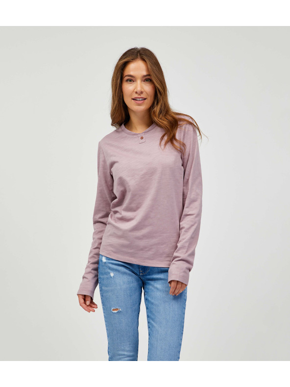 Sam 73 Staro roza ženska majica z dolgimi rokavi SAM 73 Naivara