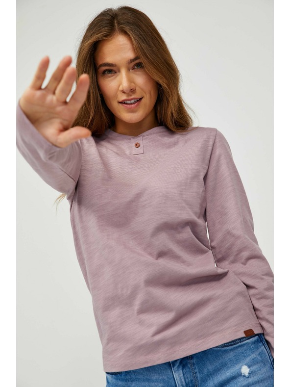 Sam 73 Staro roza ženska majica z dolgimi rokavi SAM 73 Naivara