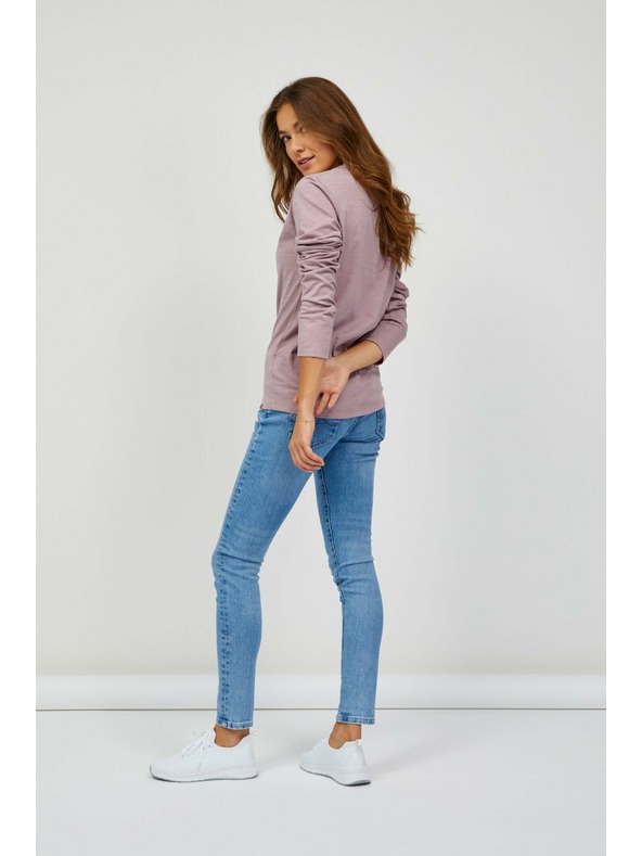 Sam 73 Staro roza ženska majica z dolgimi rokavi SAM 73 Naivara