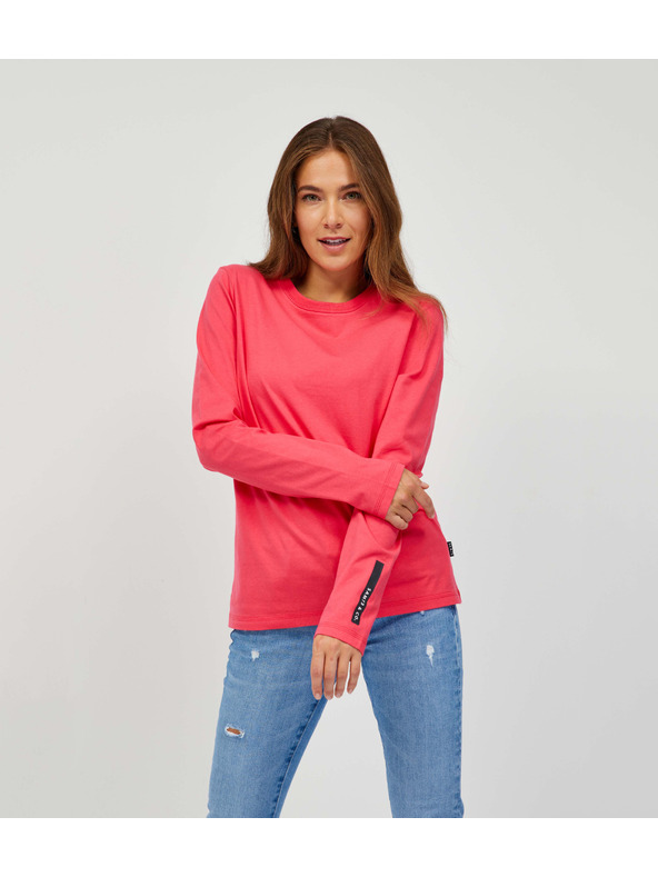 Sam 73 Temno rožnata ženska majica z dolgimi rokavi SAM 73 Sariol