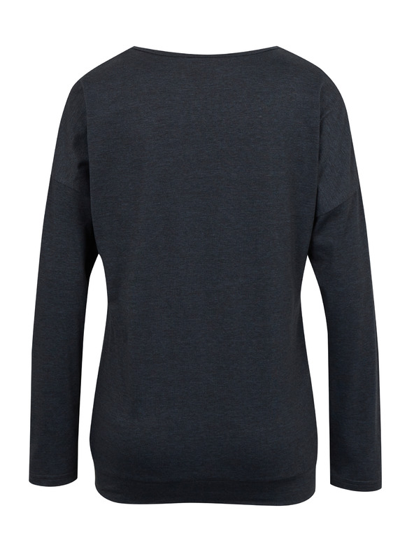 Sam 73 Črna ženska majica z dolgimi rokavi SAM 73 Azuka