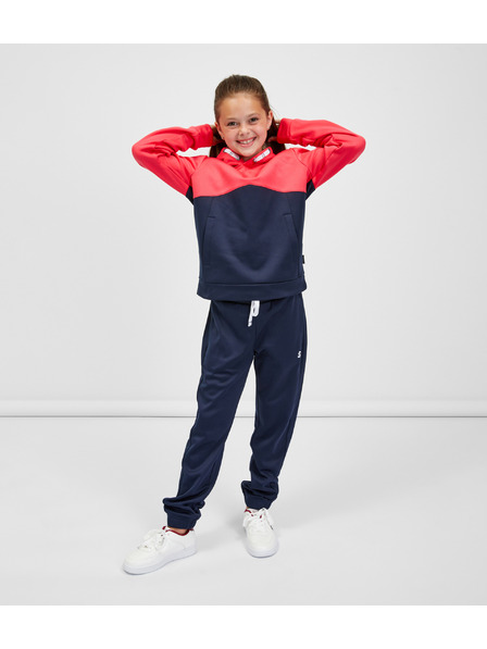 Sam 73 Modra in roza dekliška jopa s kapuco SAM 73 Gersemi