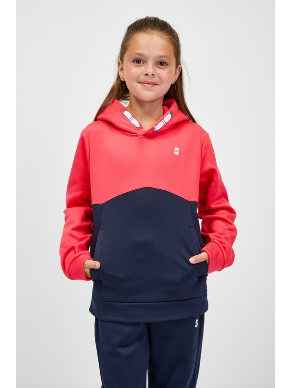 Sam 73 Modra in roza dekliška jopa s kapuco SAM 73 Gersemi