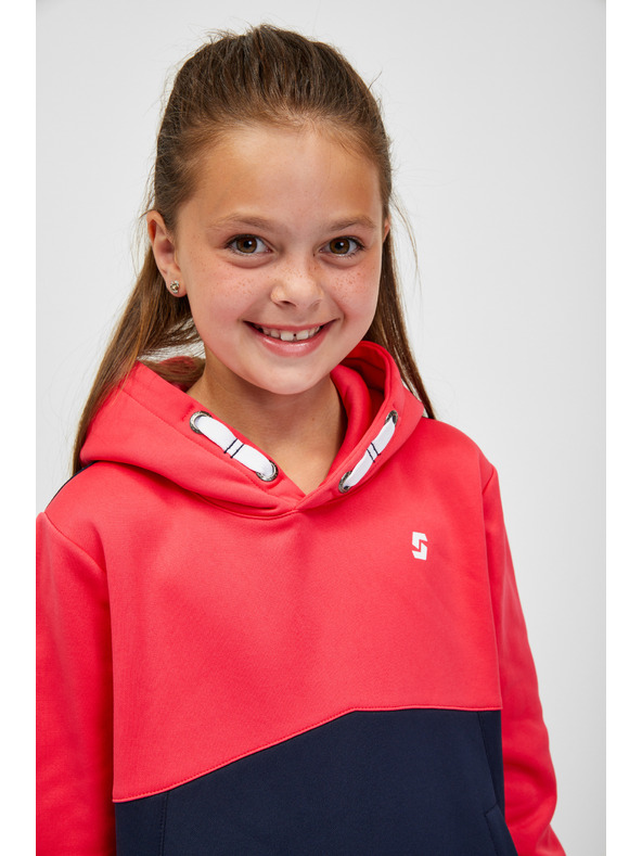 Sam 73 Modra in roza dekliška jopa s kapuco SAM 73 Gersemi