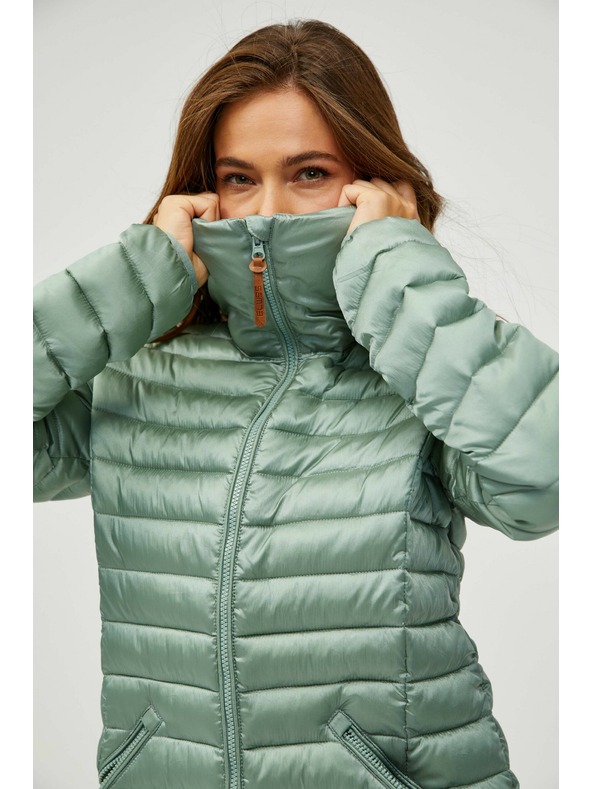 Sam 73 Svetlo zelena ženska prešita jakna SAM 73 Daba