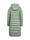 Sam 73 Svetlozelen prešivan ženski plašč s kapuco SAM 73 Kumi