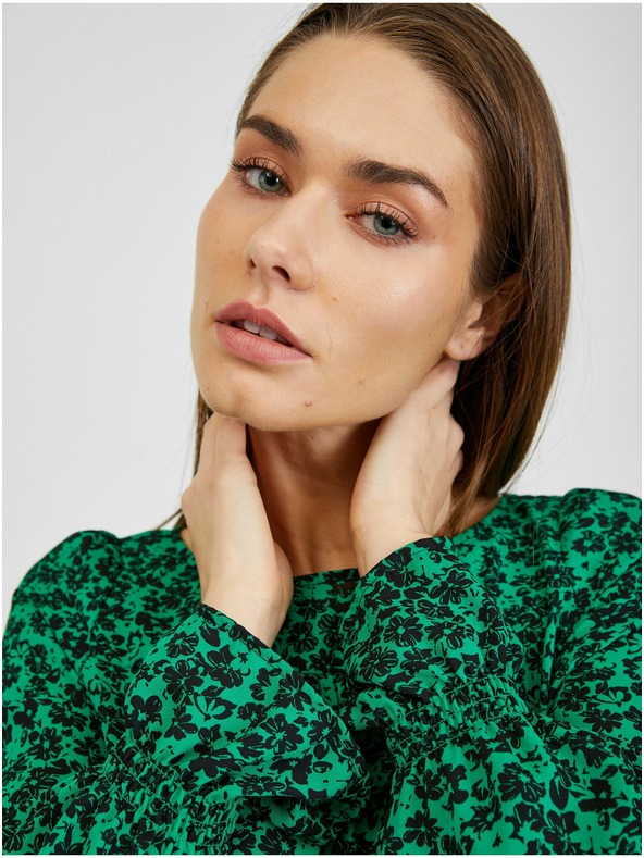 Orsay Črno-zelena ženska bluza ORSAY