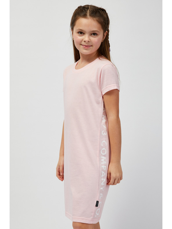 Sam 73 Svetlo roza dekliška poletna obleka SAM73 Pyxis