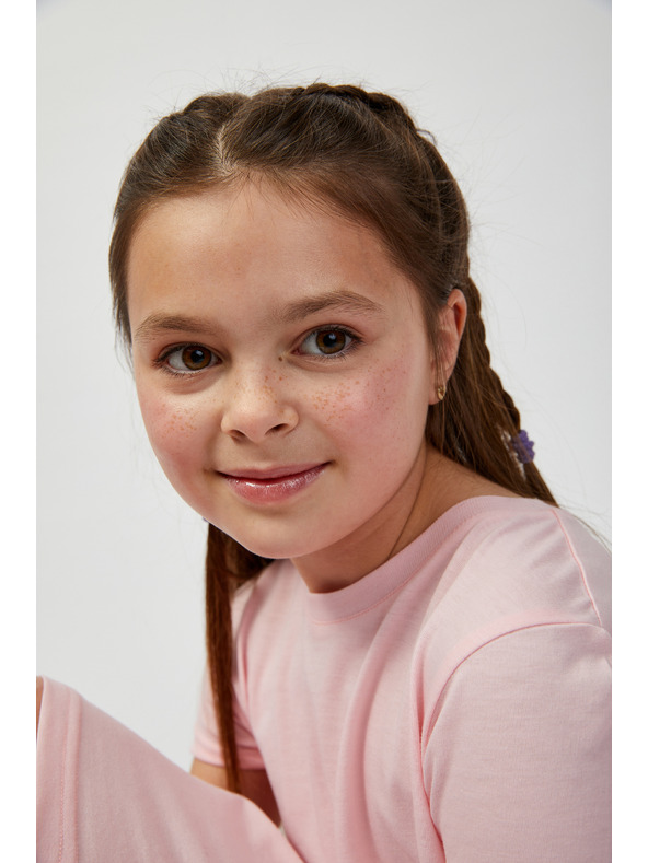 Sam 73 Svetlo roza dekliška poletna obleka SAM73 Pyxis