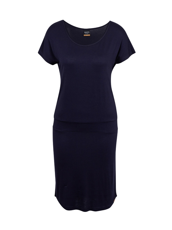 Sam 73 Temno modra ženska osnovna obleka SAM73 Corvus