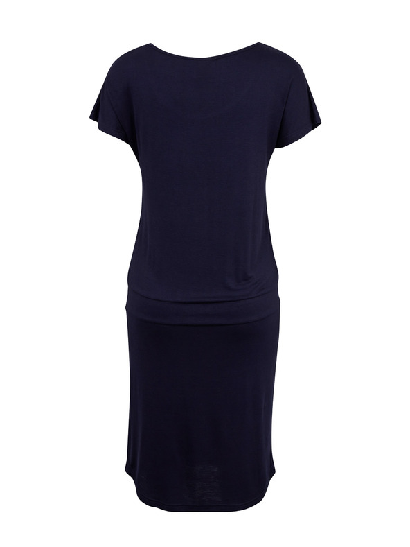 Sam 73 Temno modra ženska osnovna obleka SAM73 Corvus