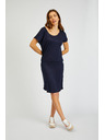 Sam 73 Temno modra ženska osnovna obleka SAM73 Corvus