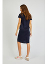Sam 73 Temno modra ženska osnovna obleka SAM73 Corvus