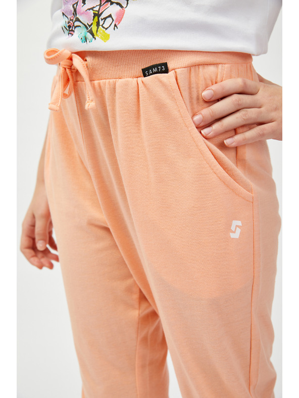 Sam 73 Marelične dekliške tričetrtinske trenirke SAM73 Rudolph