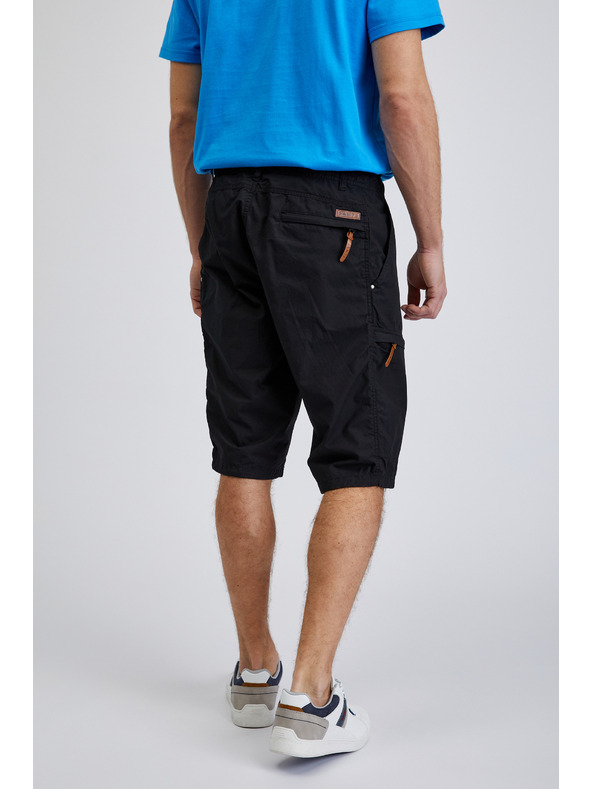 Sam 73 Črne moške kratke hlače SAM73 Cygnus