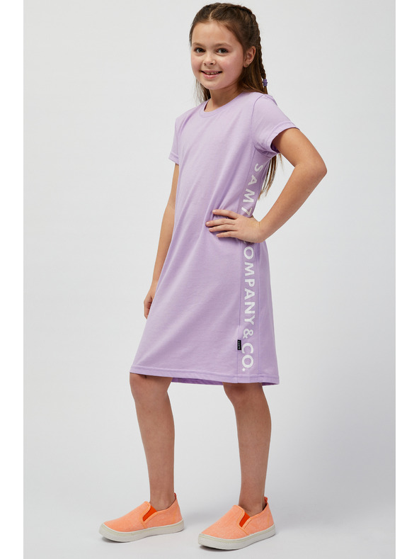 Sam 73 Svetlo vijolična dekliška poletna obleka SAM73 Pyxis