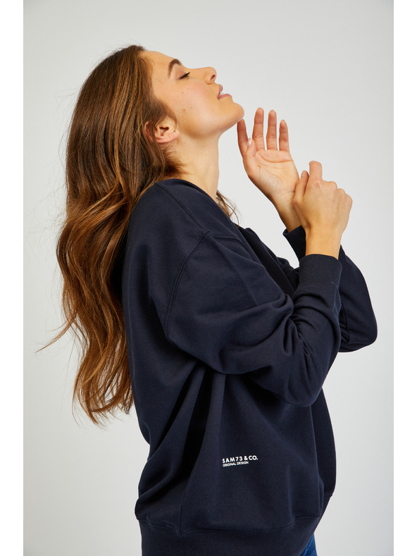 Sam 73 Temno modra ženska majica SAM73 Ara