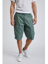 Sam 73 Zelene moške bombažne kratke hlače SAM73 Cygnus