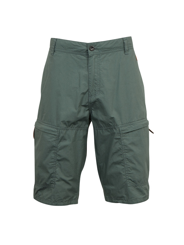 Sam 73 Zelene moške bombažne kratke hlače SAM73 Cygnus