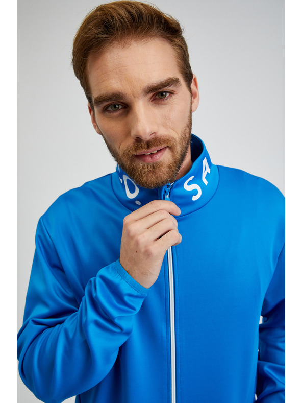 Sam 73 Modra moška majica z zadrgo SAM73 Stephen