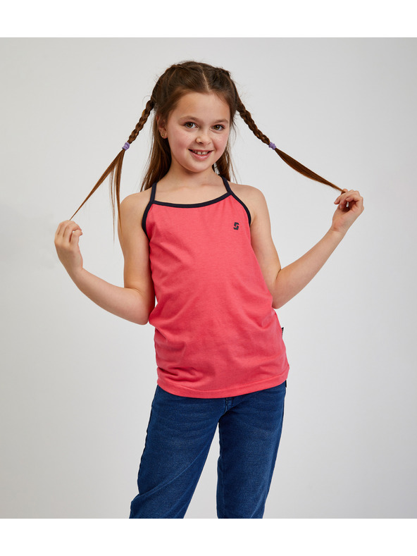 Sam 73 Koralna dekliška majica s kratkimi rokavi SAM73 Russell