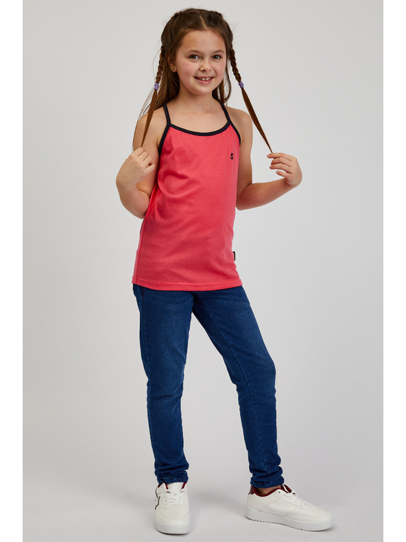 Sam 73 Koralna dekliška majica s kratkimi rokavi SAM73 Russell