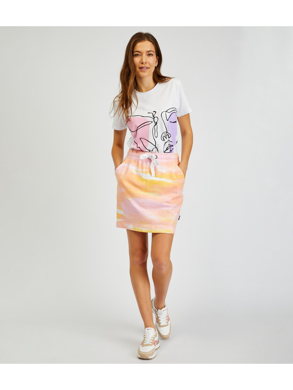 Sam 73 Roza in oranžno žensko krilo SAM73 Vela