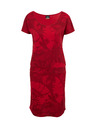 Sam 73 Rdeča ženska vzorčasta obleka SAM73 Corvus