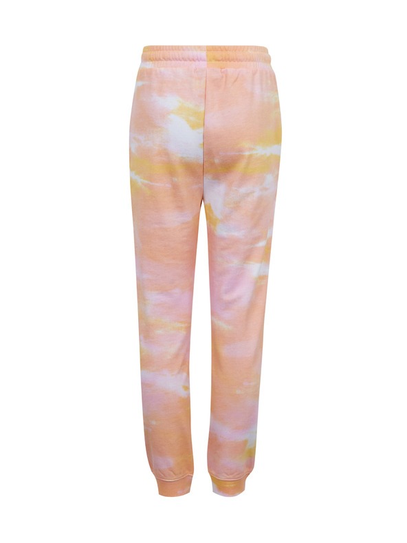 Sam 73 Roza in oranžne dekliške hlače z vzorcem SAM73 Jargon