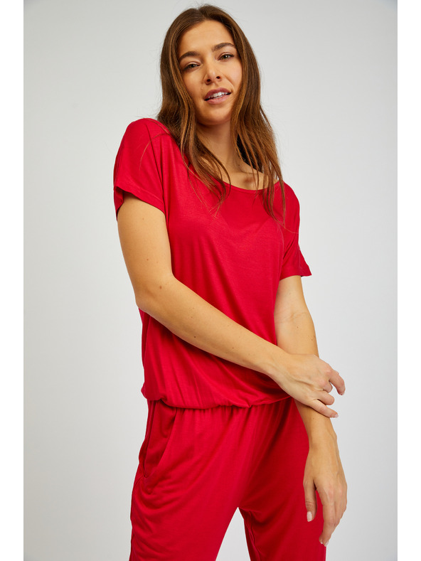Sam 73 Rdeča ženska lahka majica SAM 73 Lepus