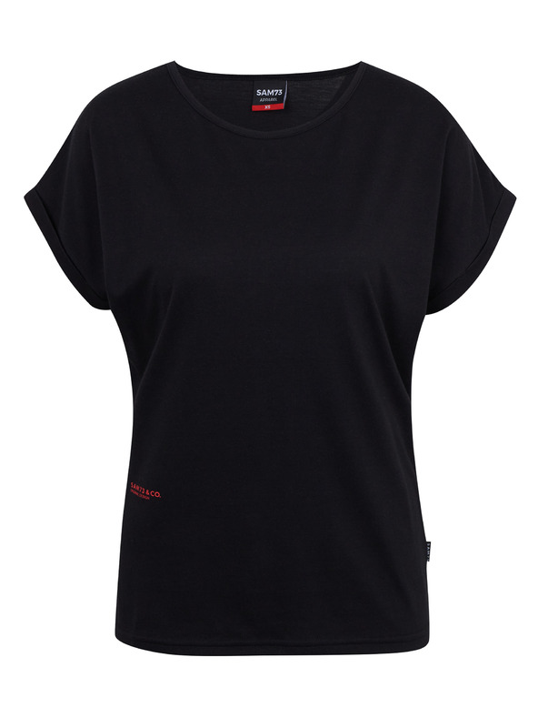 Sam 73 Črna ženska majica SAM73 Dorado
