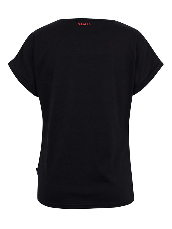Sam 73 Črna ženska majica SAM73 Dorado