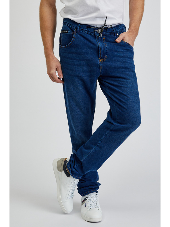 Sam 73 Modre moške kavbojke SAM73 Alexandrit