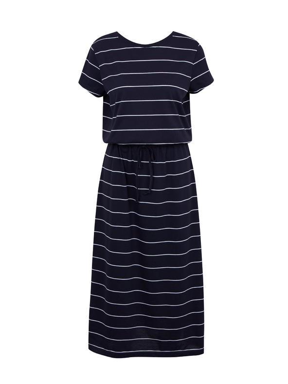 Sam 73 Temno modra črtasta ženska obleka SAM73 Columba