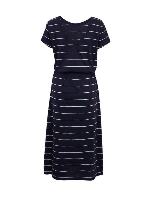 Sam 73 Temno modra črtasta ženska obleka SAM73 Columba