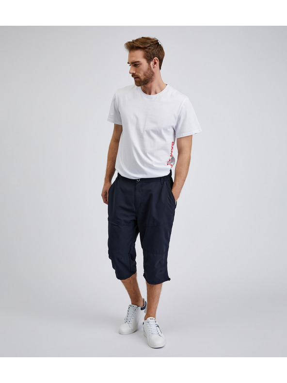 Sam 73 Temno modre moške tričetrtinske hlače SAM 73 Cepheus