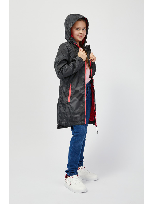 Sam 73 Temno siva dekliška vojaška parka SAM73 Tepa