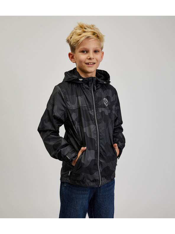 Sam 73 Sivo-črna fantovska vojaška jakna SAM73 Kashka