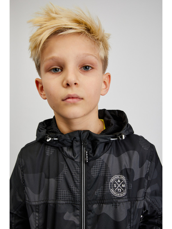 Sam 73 Sivo-črna fantovska vojaška jakna SAM73 Kashka