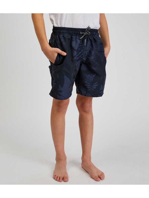 Sam 73 Temno modre deške vzorčaste kopalke SAM73 Sanjeev