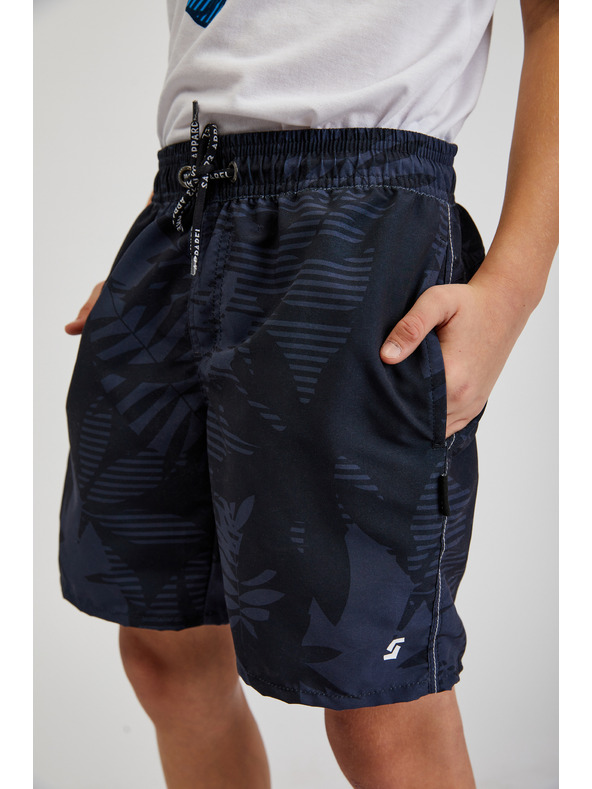 Sam 73 Temno modre deške vzorčaste kopalke SAM73 Sanjeev